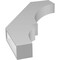 Ekena Millwork 3 1/2-in. W x 22-in. D x 34-in. H Balboa Architectural Grade PVC Knee Brace BRCP035X22X34BOA - alternate 4